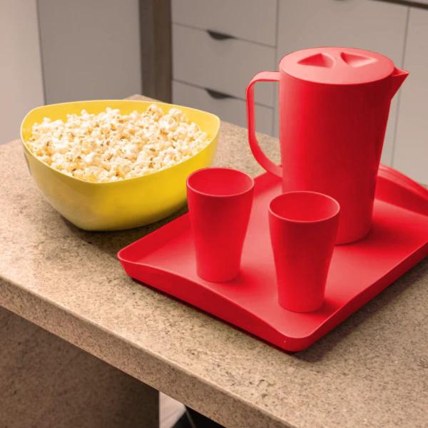 Bandeja Organizadora Multiuso Retangular Servir Decoração Prática Casa Cozinha - Uz Imagem de Bandeja Organizadora Multiuso Retangular Servir Decoração Prática Casa Cozinha