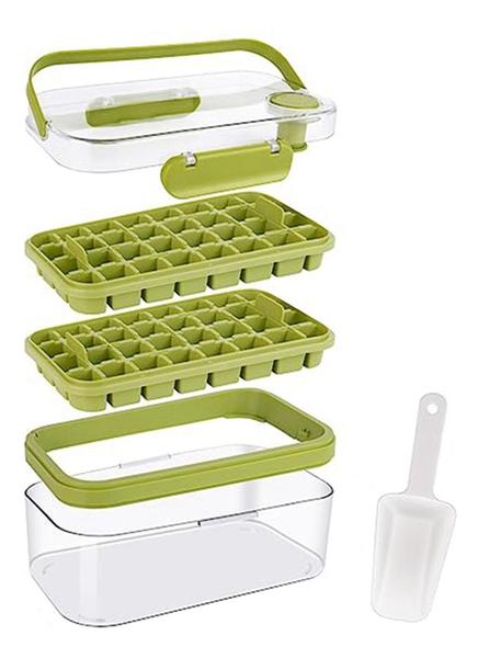 Bandeja Para Fazer Gelo Camada Dupla 64 partes Cubos gelo - ZEM Imagem de Bandeja Para Fazer Gelo Camada Dupla 64 partes Cubos gelo
