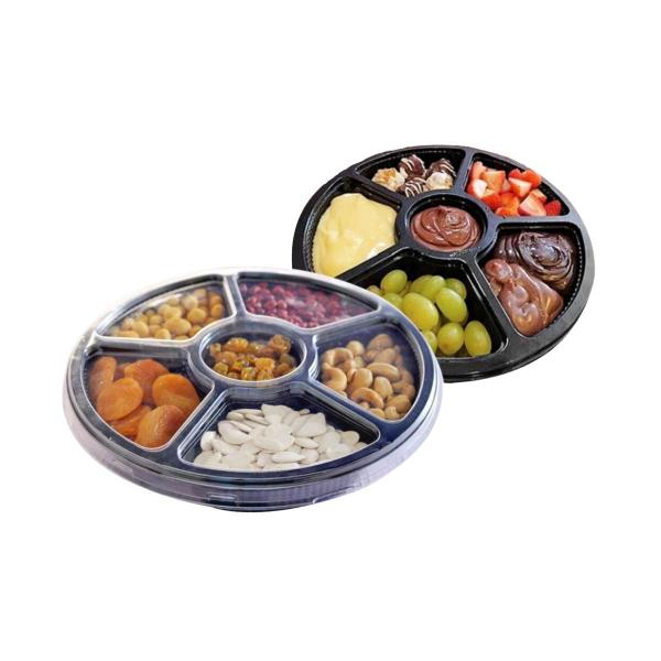 Bandeja Petisqueira 4Div Com Tp G540 Com 1 Un - GALVANOTEK Imagem de Bandeja Petisqueira 4Div Com Tp G540 Com 1 Un
