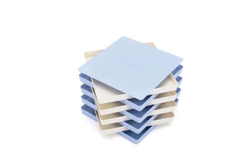Bandejas de classificação de quebra-cabeças RECHIATO 8x8cm com tampa para 1000-1500 unidades Imagem de Bandejas de classificação de quebra-cabeças RECHIATO 8x8cm com tampa para 1000-1500 unidades