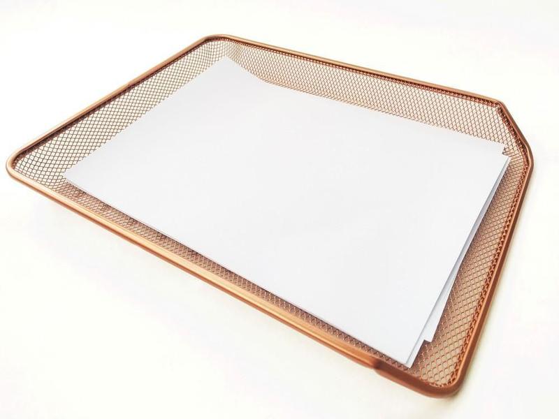 Imagem de Bandejas Organizadora Multiuso De Mesa Rose Gold 10Un