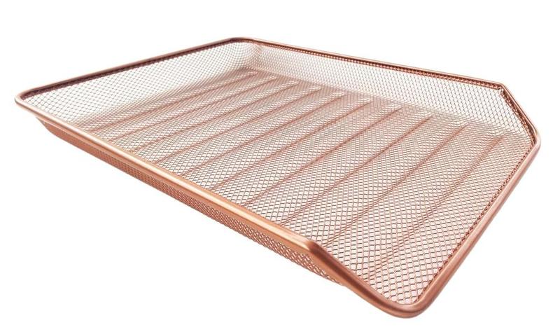 Imagem de Bandejas Organizadora Multiuso De Mesa Rose Gold 10Un