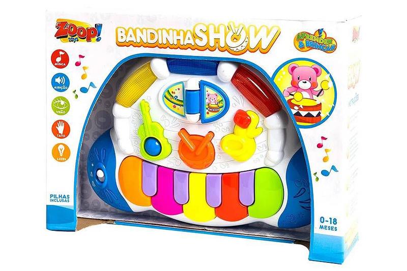 Imagem de Bandinha Show Luz e Som Brinquedo Educativo Zoop Toys