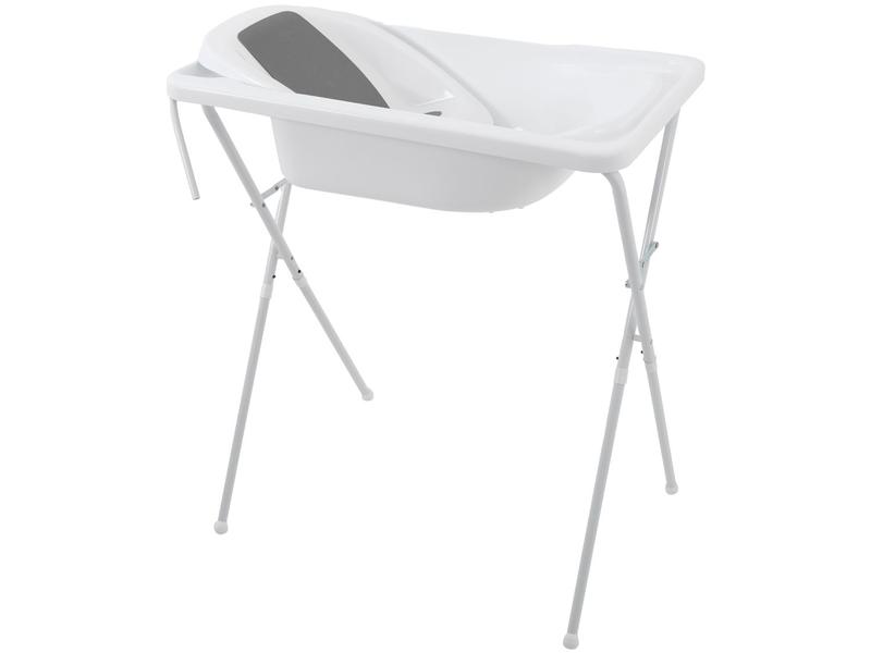 Banheira de Bebê com suporte Dobrável Galzerano - Acqua Trio Branco 20L Banheira de Bebê com suporte Dobrável Galzerano - Acqua Trio Branco 20L
