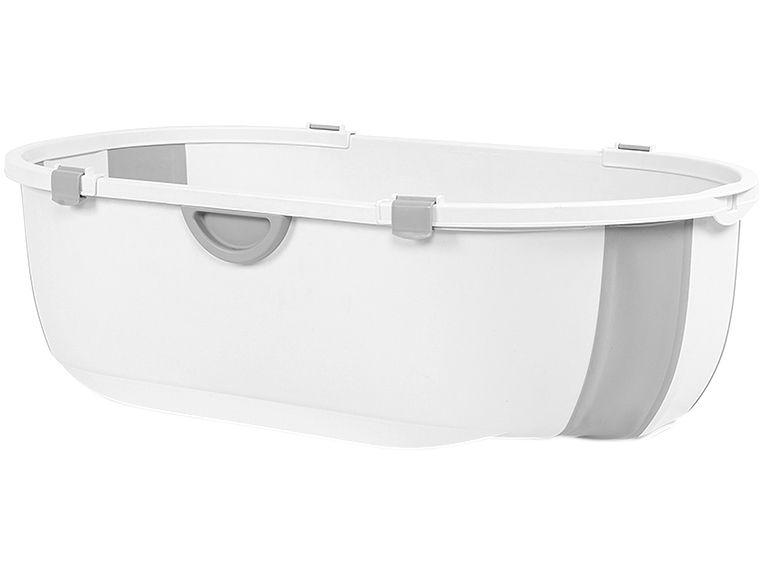 Banheira de Bebê Dobrável Safety 1st Oasis Branco e Cinza Banheira de Bebê Dobrável Safety 1st Oasis Branco e Cinza