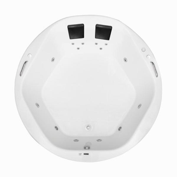 Imagem de Banheira de Hidromassagem Hexa Gran Luxo Branco 180 Cm - sem Aquecedor - Volume Ideal 425 Litros - P - 220V