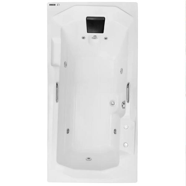 Imagem de Banheira de Hidromassagem Prima Gran Luxo 150x90x46cm - P3 - 110v - sem Aquecedor Branco