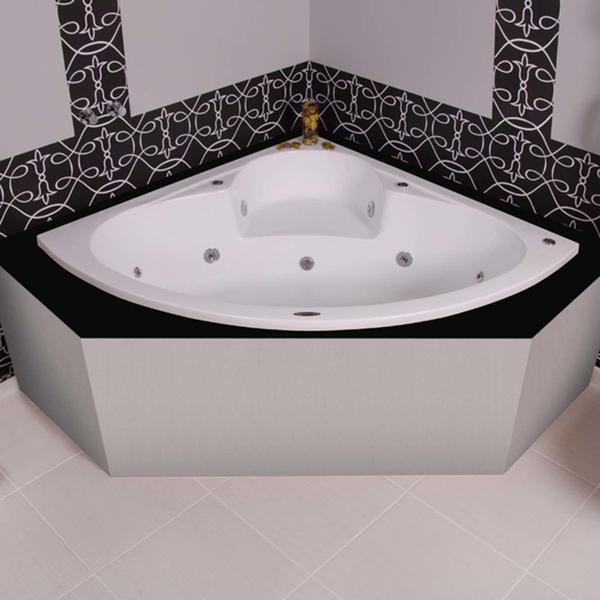 Banheira Hidromassagem Astra Copacabana Super Luxo 143cmx189cmx43cm - 04 Jatos Acrílico P2 Sem Aquecedor 110V Imagem de Banheira Hidromassagem Astra Copacabana Super Luxo 143cmx189cmx43cm - 04 Jatos Acrílico P2 Sem Aquecedor 110V
