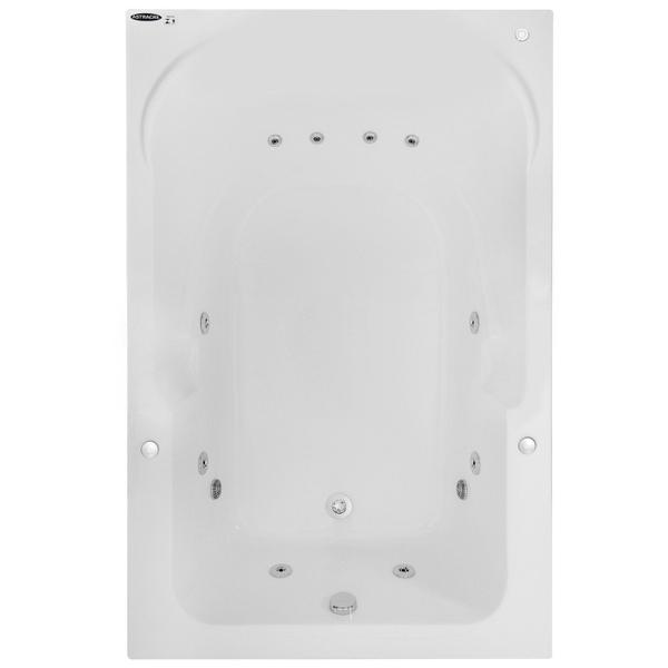 Banheira Hidromassagem Astra Double Capri Luxo 170cmx110cmx43cm - 04 Jatos Acrílico P4 Sem Aquecedor 220V Imagem de Banheira Hidromassagem Astra Double Capri Luxo 170cmx110cmx43cm - 04 Jatos Acrílico P4 Sem Aquecedor 220V
