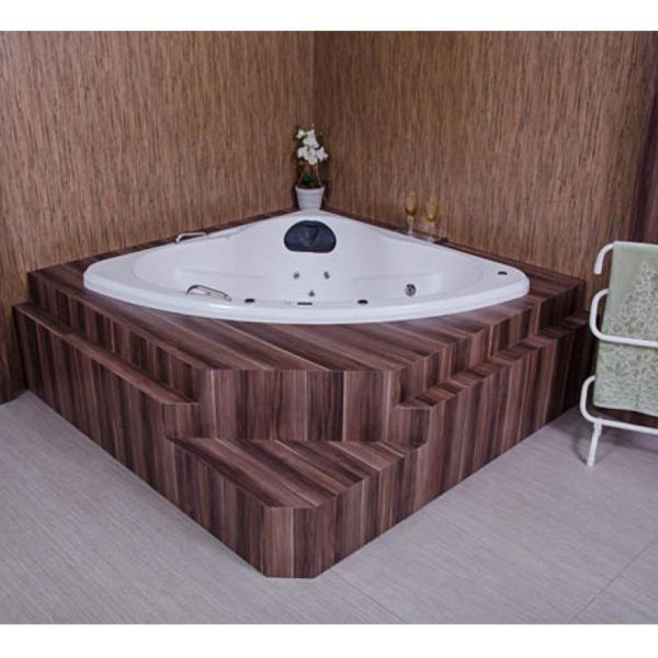 Banheira Hidromassagem Astra Innovare Luxo 159cmx210cmx59cm - 04 Jatos Acrílico P3 Com Aquecedor 220V Imagem de Banheira Hidromassagem Astra Innovare Luxo 159cmx210cmx59cm - 04 Jatos Acrílico P3 Com Aquecedor 220V