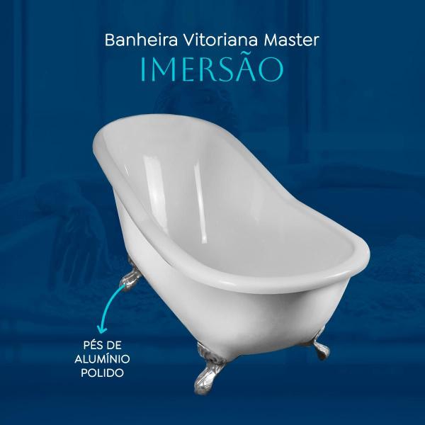 Imagem de Banheira Individual Vitoriana Master Imersão Sem Hidro