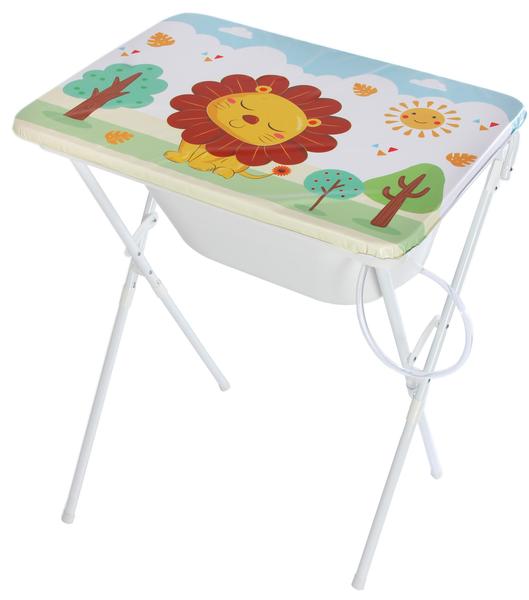 Banheira Luxo Com Suporte E Trocador Bebê Infantil Resistente Barato - ZukToys Banheira Luxo Com Suporte E Trocador Bebê Infantil Resistente Barato - ZukToys