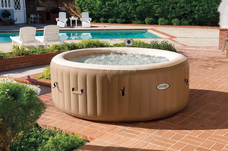 Imagem de Banheira Ofurô Spa Inflável Purespa Bubble Massage 795L Intex