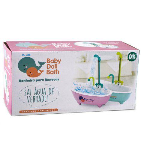 Imagem de Banheira Para Boneca 27cm Baby Doll Color