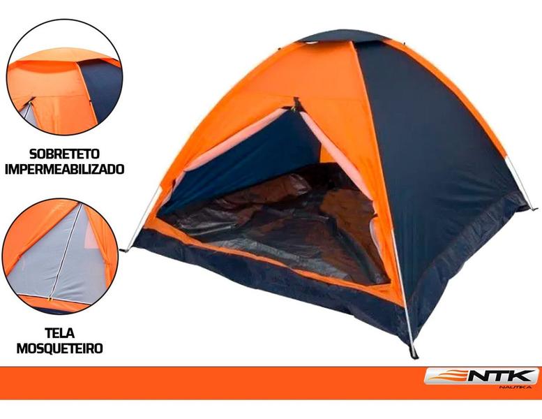 Imagem de Banheiro Eco Camp 20L + Barraca Camping Panda NTK 3 pessoas Coluna D'água 600mm