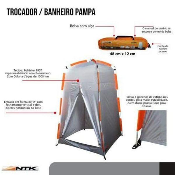 Imagem de Banheiro Trocador De Roupa Camping Barraca Pampa Nautika