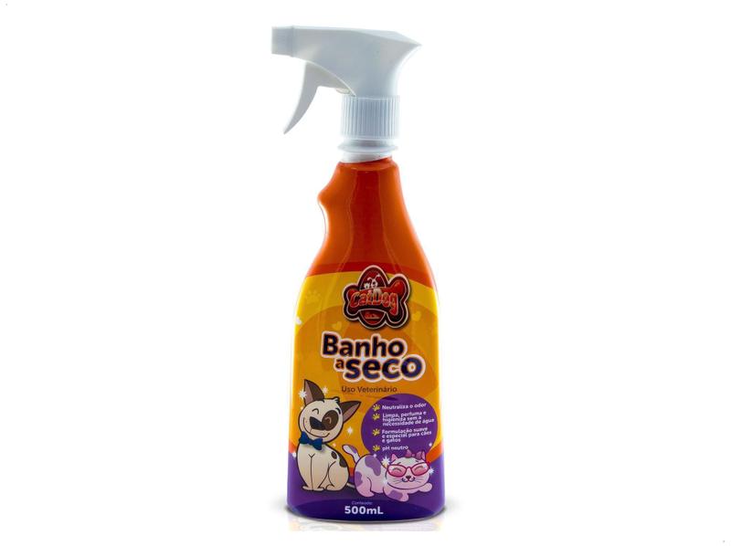 Imagem de Banho A Seco Cães Gatos Cachorro Cat Dog Banho E Tosa 500ml - Cat Dog & Cia