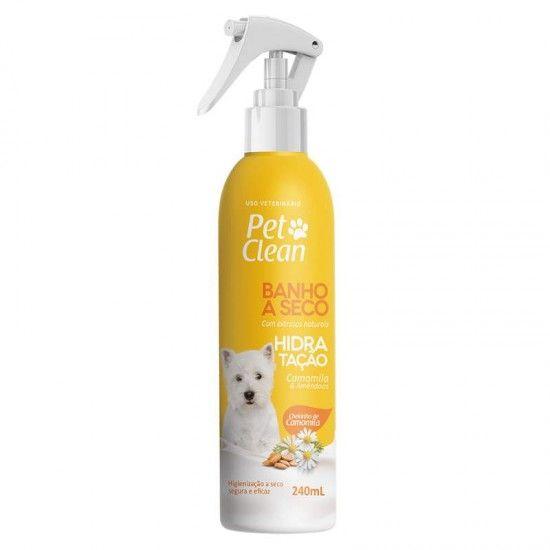 Banho a seco liquido hidrat pet clean orba 240ml - Orba PEt Imagem de Banho a seco liquido hidrat pet clean orba 240ml