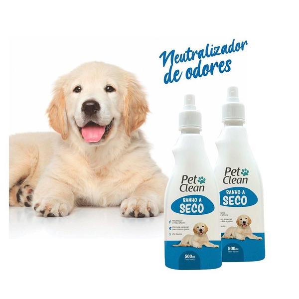 Imagem de Banho a Seco Pet Clean Liquido para Cães e Gatos - 500 mL