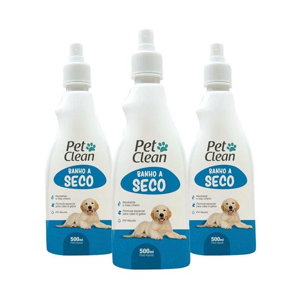 Imagem de Banho a Seco Pet Clean Liquido para Cães e Gatos - 500 mL