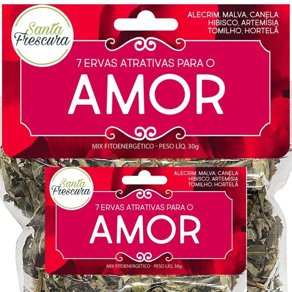 Imagem de Banho Amor Kit 2 Un Erva Atração Amorosa Atrativo Espiritual