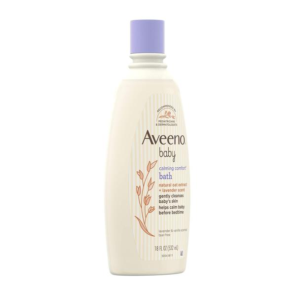 Imagem de Banho de bebê Aveeno Calming Comfort com lavanda e baunilha 530ml