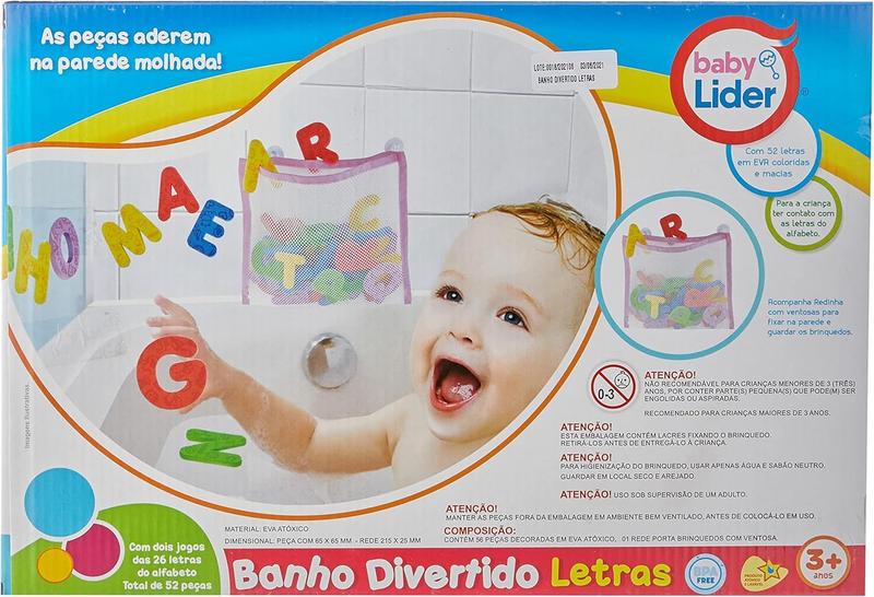 Imagem de Banho Divertido Letras - Lider