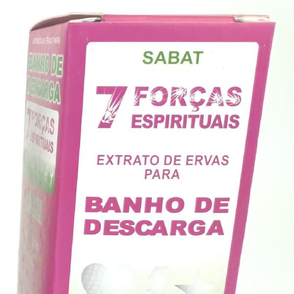 Imagem de Banho Líquido 7 Forças Espirituais Limpeza Completo Umbanda Candomblé Energéticos 100ml