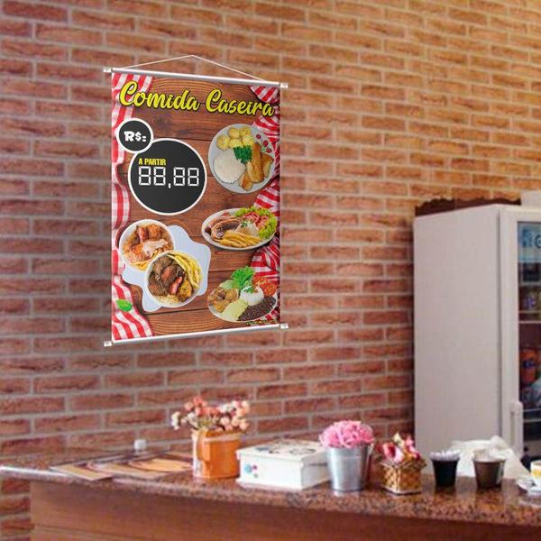 Imagem de Banner Comida Caseira, Marmita, Marmitex, Prato Feito