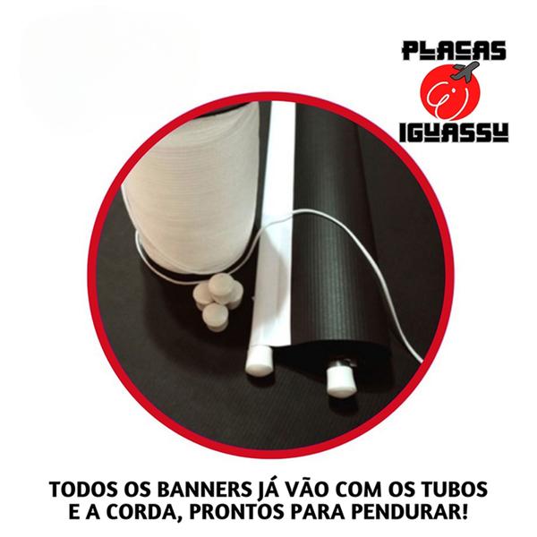 Imagem de Banner em lona de Bolo de Pote 2. Uso interno e externo