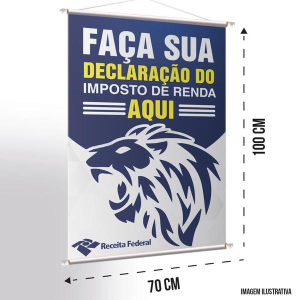 Imagem de Banner Imposto De Renda Declaração Leão Em Alta Qualidade