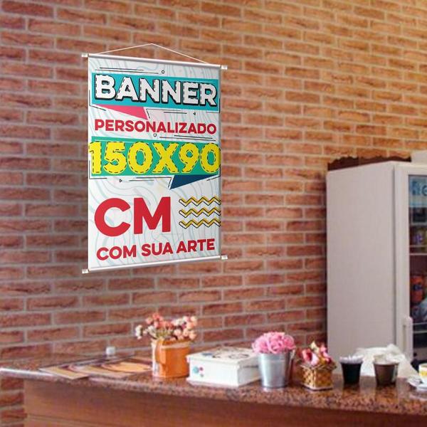 Imagem de Banner Para Comercio E Divulgação Personalizado 150x90 Cm