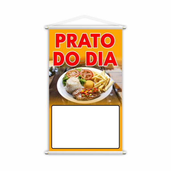 Imagem de Banner Prato do Dia Restaurante Preço Fundo Branco Grande