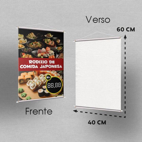 Banner Rodizio De Comida Japonesa Com Campos Editável - Shop G Artes Imagem de Banner Rodizio De Comida Japonesa Com Campos Editável