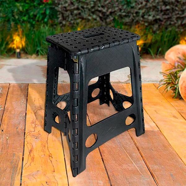 Banqueta Dobrável Ideal Para Alcançar Objetos No Banheiro - Laurus Imagem de Banqueta Dobrável Ideal Para Alcançar Objetos No Banheiro