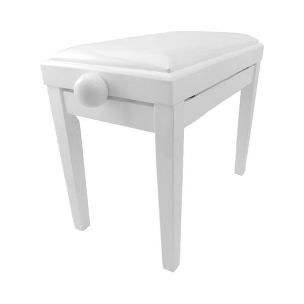 Imagem de Banqueta Saty Bp80 1101-7 Para Piano Com Regulagem Branco