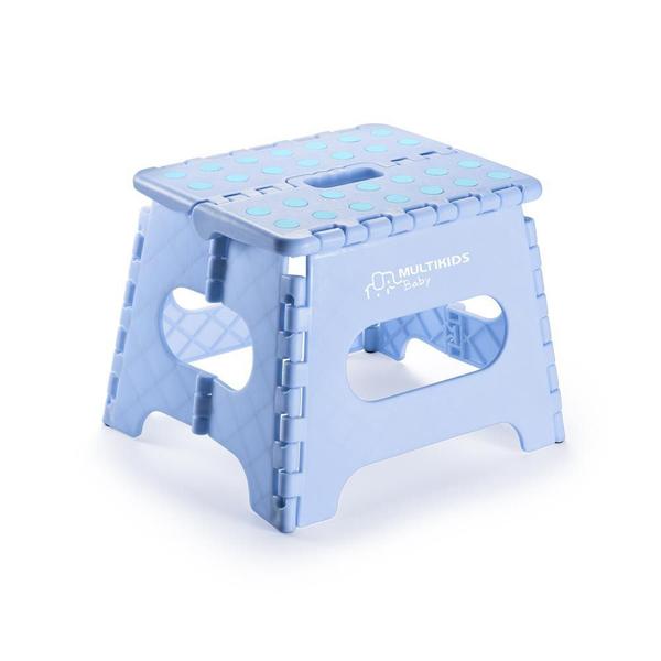 Banquinho Multiuso Dobrável Flop Azul Multikids Baby - BB1009 - MultikidsBaby Banquinho Multiuso Dobrável Flop Azul Multikids Baby - BB1009 - MultikidsBaby