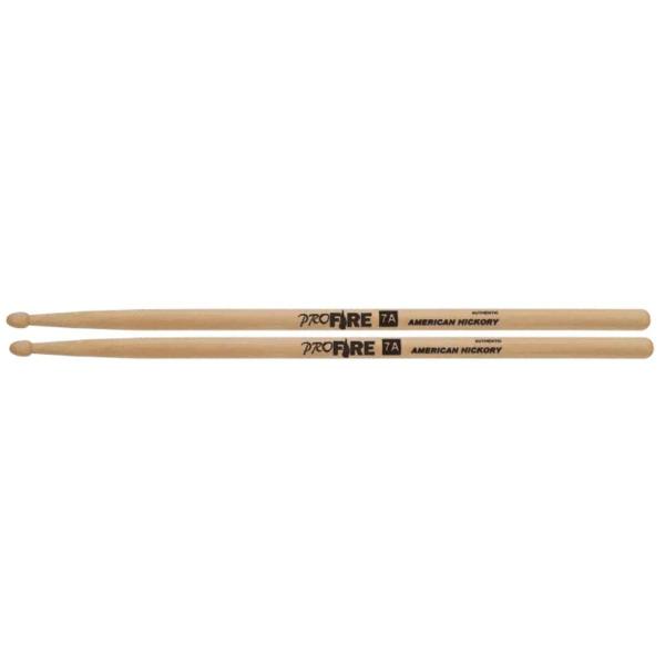 Imagem de Baqueta 7A Madeira Natural Hickory 198 - Pro Fire