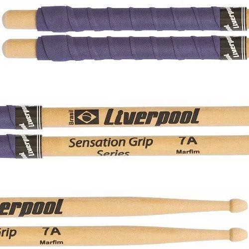 Imagem de Baqueta Liverpool 5a Sensation Grip Eva-5am (kit 3 Pares)*