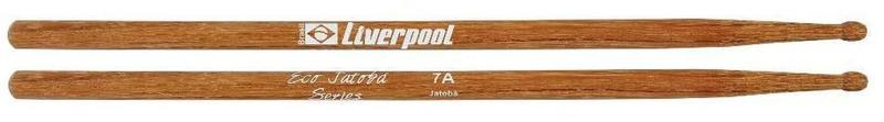 Imagem de Baqueta Liverpool Eco Jatobá Padrão 7A EJ-7AM com Ponta de Madeira Exotic Brazilian Hardwood 