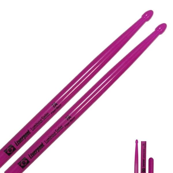 Imagem de Baqueta neon fluorescente 5a roxo