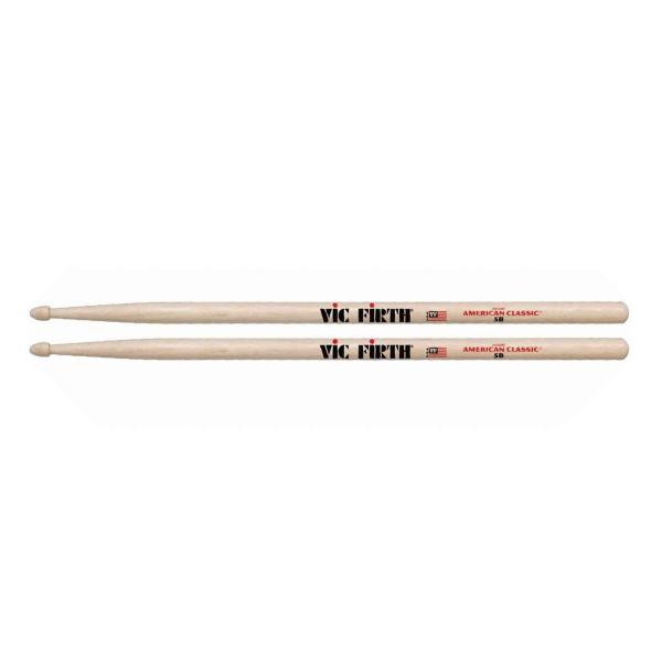 Imagem de Baqueta vic firth american classic 5b ponta madeira 1263