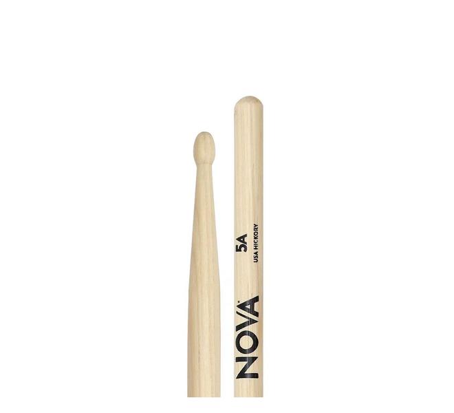 Imagem de Baqueta vic firth nova n5a ponta madeira