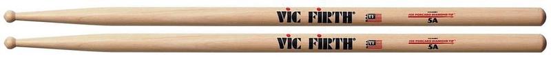 Imagem de Baqueta Vic Firth Signature Joe Porcaro Diamond Tip Hickory JPH5A Padrão 5A (6737)