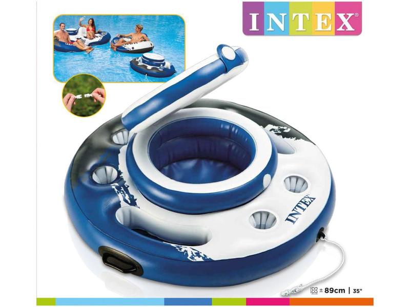 Bar Flutuante 30 Latas - Intex 2 em 1 Imagem de Bar Flutuante 30 Latas - Intex 2 em 1