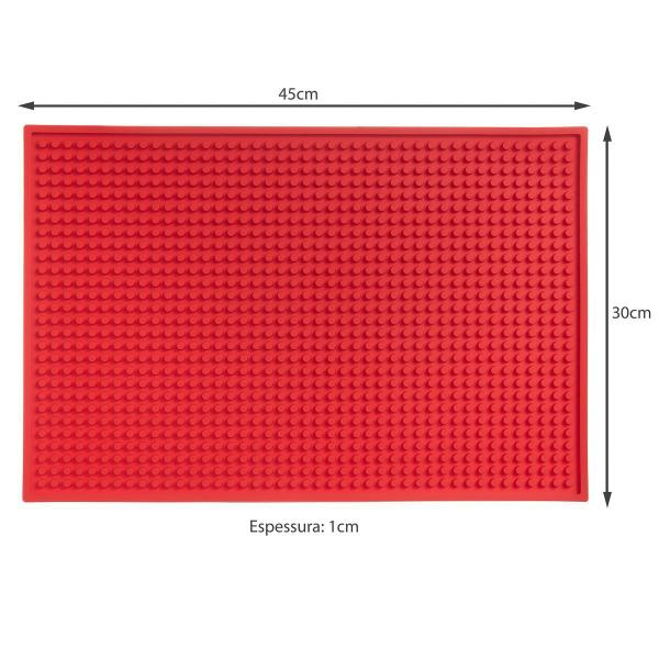 Imagem de Bar Mat 45 x 30 Cm Emborrachado Liso