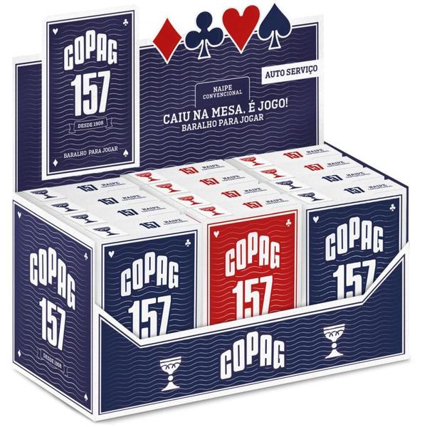 Baralho 157 Couche 275G - Copag Imagem de Baralho 157 Couche 275G