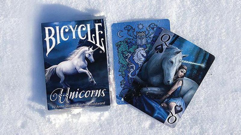 Imagem de Baralho Bicycle Unicorns Anne Stokes