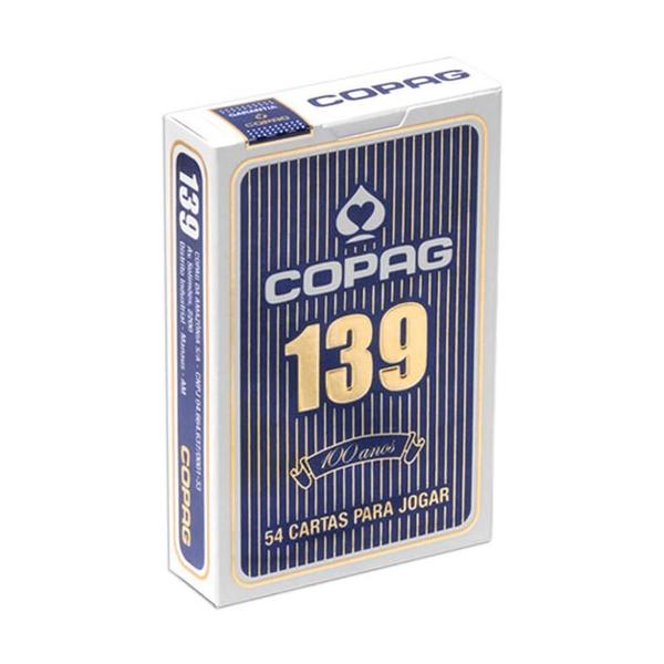 Baralho Copag 139 Naipe Tradicional Azul Imagem de Baralho Copag 139 Naipe Tradicional Azul