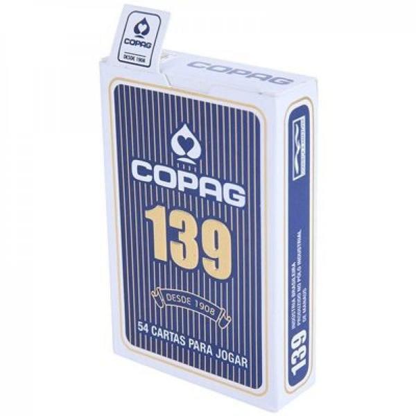 Baralho Copag 139 Naipe Tradicional Azul Imagem de Baralho Copag 139 Naipe Tradicional Azul